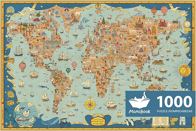 MOMIBOOK Puzzles for Adults 1000 Pieces Jigsaw Puzzles of Journey Through The by MOMIBOOK