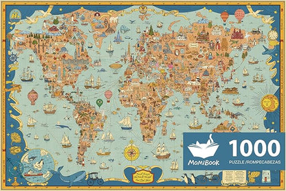 MOMIBOOK Puzzles for Adults 1000 Pieces Jigsaw Puzzles of Journey Through The by MOMIBOOK