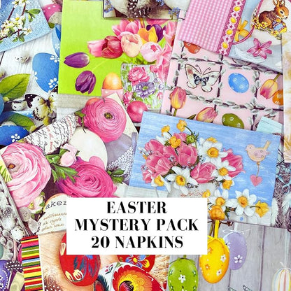 Mystery Pack Decoupage Paper Napkins, 20-ct Assorted Surprise Napkins, - Image 2