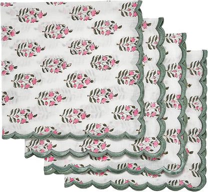 Embroidery Napkins Kitchen Towels Table Decor Table Linen Cotton Napkins Cloth by Ridhi