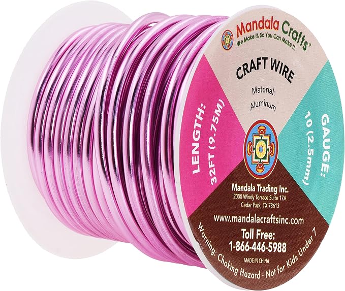 Mandala Crafts 10 Gauge Anodized Aluminum Craft Wire - Image 2