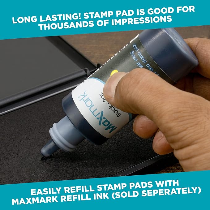 MaxMark Large Black Stamp Pad - Image 4