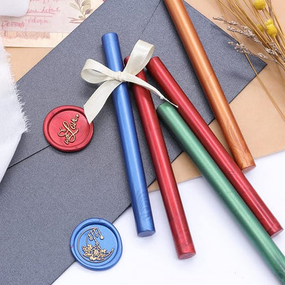 SWANGSA 20 Pieces Glue Gun Sealing Wax Sticks Metallic Gold Red Green Blue - Image 5