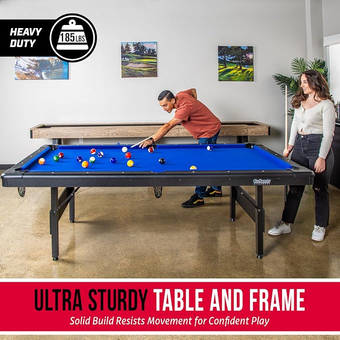 GoSports 6, or 8 ft Billiards Tables - Image 3