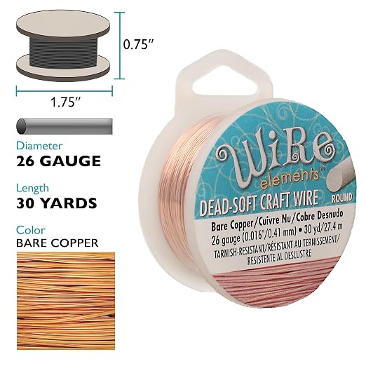 The Beadsmith Wire Elements Craft Wire – Tarnish Resistant, Soft Temper - Image 2