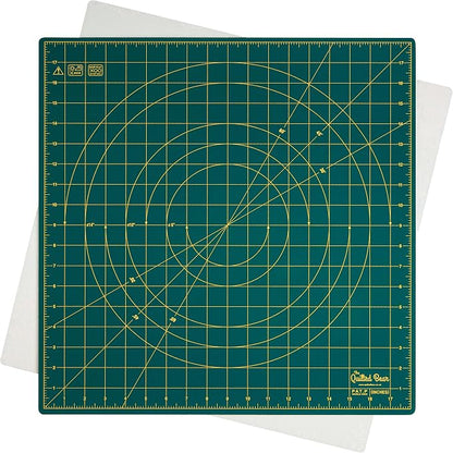 The Quilted Bear Rotating Cutting Mat 18" x 18" by TheQuiltedBearsProducts