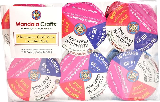 Mandala Crafts 16 Gauge Anodized Aluminum Craft Wire - Image 4