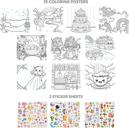 Fashion Angels Capybara & Co. Collage Activity Set, Includes 8 Sticker Sheets - Image 2