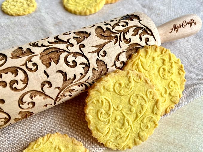 ROYAL Rolling pin Wooden engraved rolling pin - Image 3