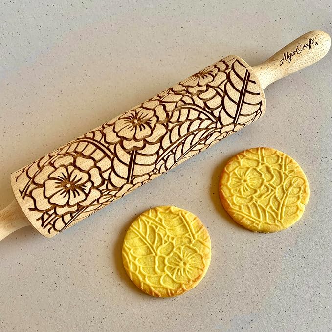 DOILY Embossing Rolling Pin by ALGISCRAFTS