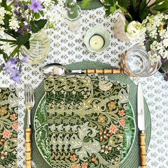 80PCS Vintage Floral Paper Napkins - Image 6