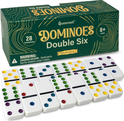 Queensell Dominos Set for Adults by Queensell