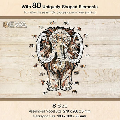 Mastodon S Wooden Puzzle for Adults - Image 4