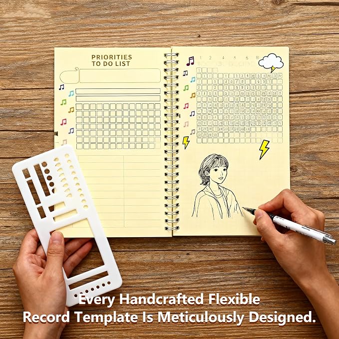 3 Pcs Journal Stencil Set – Reusable Flexible Templates - Image 3