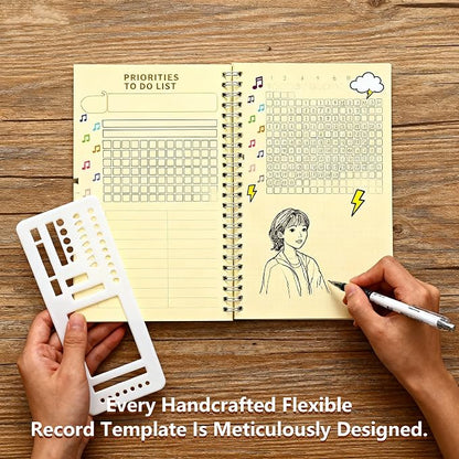 3 Pcs Journal Stencil Set – Reusable Flexible Templates - Image 3