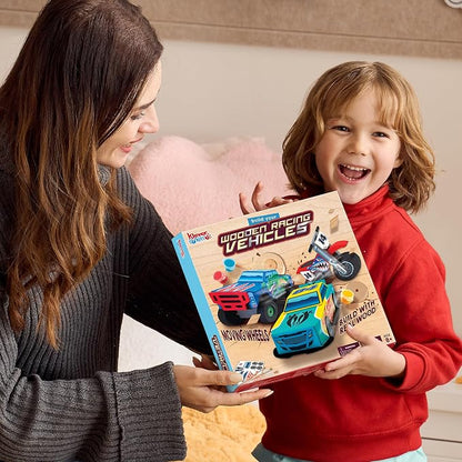 JOYIN Kids Craft Kit Build & Paint Your Own Wooden Race Car Art & Craft Kit DIY - Image 6