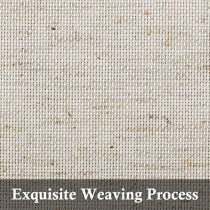 Aida Cloth Big Size 18 Count, Light Oatmeal Cross Stitch Fabric, 59 inch by 36 - Image 5