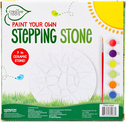 Creative Roots Mosaic Sun Stepping Stone Kit, Includes 7-Inch Ceramic Stepping - Image 8