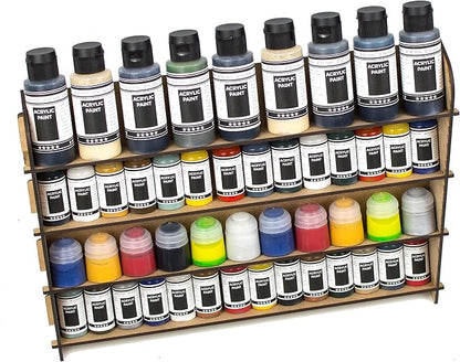 Paint Rack for Model Paints. Hobby Craft Citadel Vallejo Tamiya Army Wall Paint - Image 9