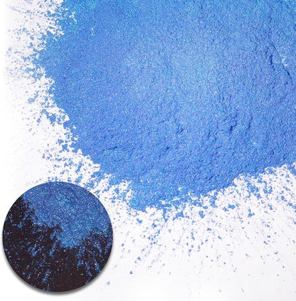 Ceya Highly Chameleon Mica Pigment, 1.8oz/ 50g Blue Starry Sky Chrome Powder - Image 2