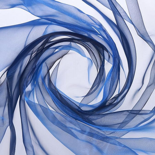 MECCANIXITY Iridescent Sheer Organza Fabric, 2 Yards x 59 Inches Solid by MECCANIXITY