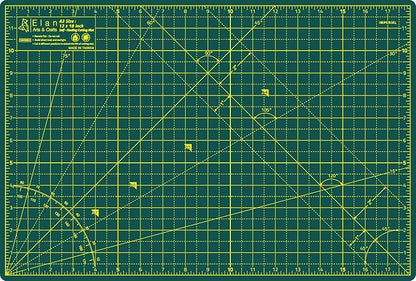 Elan Cutting Mat A3 Green, Self Healing Cutting Mat 12x18 Inch, 5-Ply Craft - Image 2