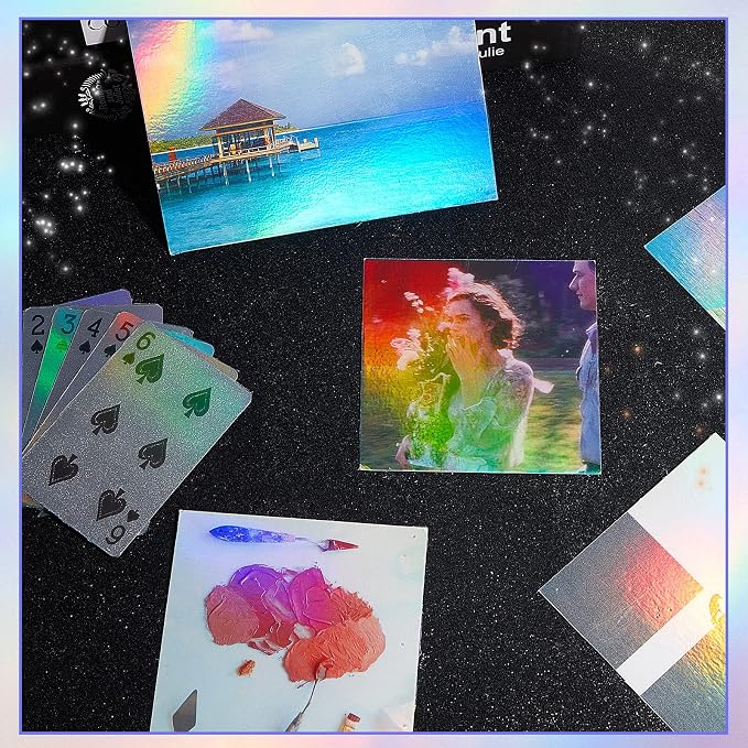 36 Sheets Holographic Sticker Paper Clear A4 Vinyl Sticker Paper Self Adhesive - Image 5
