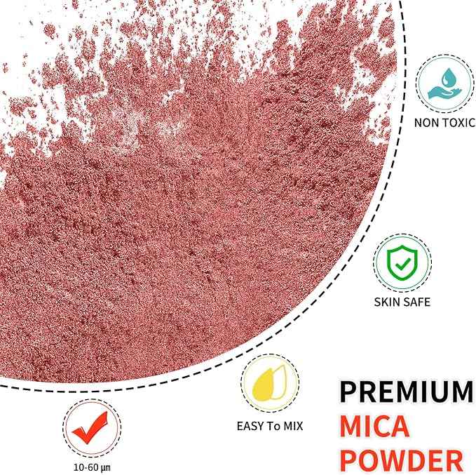 Mica Powder - 100g Mica Powder for Epoxy Resin - Metallic Color Pigment for - Image 2
