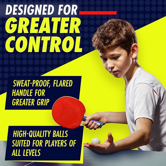 NIBIRU SPORT Professional Ping Pong Paddle Sets, 2 Paddle or 4 Paddle Table - Image 4
