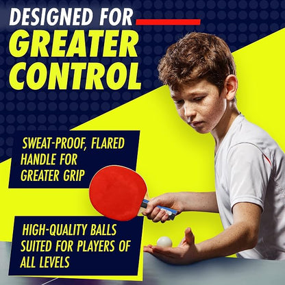 NIBIRU SPORT Professional Ping Pong Paddle Sets, 2 Paddle or 4 Paddle Table - Image 4