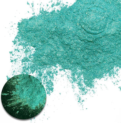 Ceya Highly Chameleon Mica Pigment, 1.8oz/ 50g Aurora Green Chrome Powder - Image 2