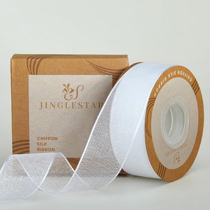1 Inch Wide Sheer Chiffon Ribbon - Image 7