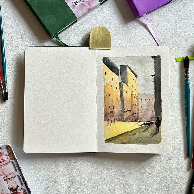 tumuarta Square 100% Cotton Watercolor - Image 4