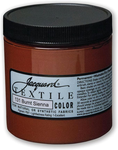 Jacquard Textile Color Paint BRNT SIENN, Burnt Sienna by Jacquard
