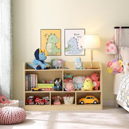 Kids Toy Storage Organizer, 5-Section Bookshelf - Image 5