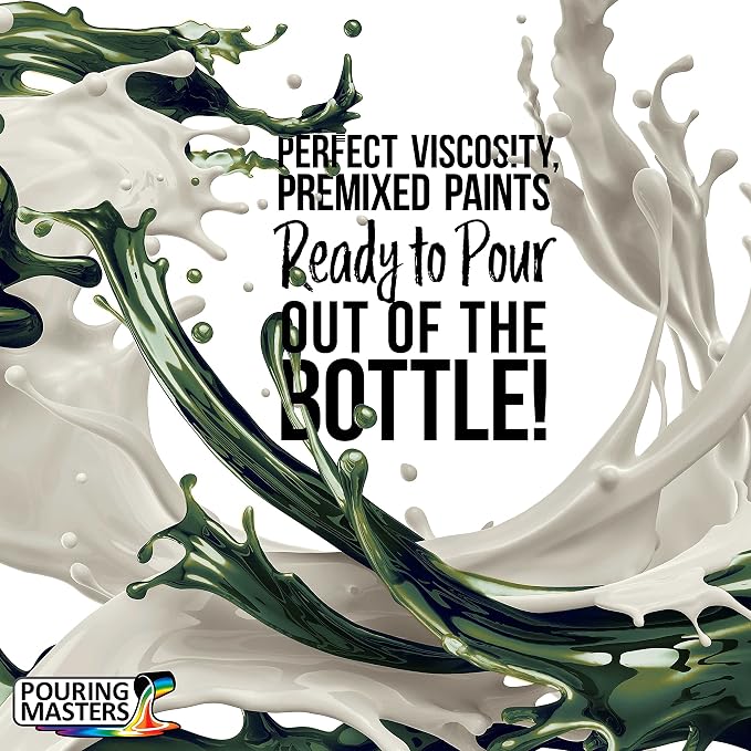 Pouring Masters Ivy Green/Blue Iridescent Special Effectsr Acrylic Pouring Paint - Image 2
