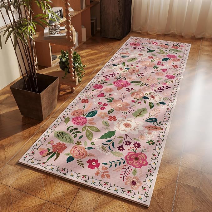 Rugcomf Runner Rug for Hallways Kitchen Rug Non Slip 2'x 6' Washable Rugs - Image 6