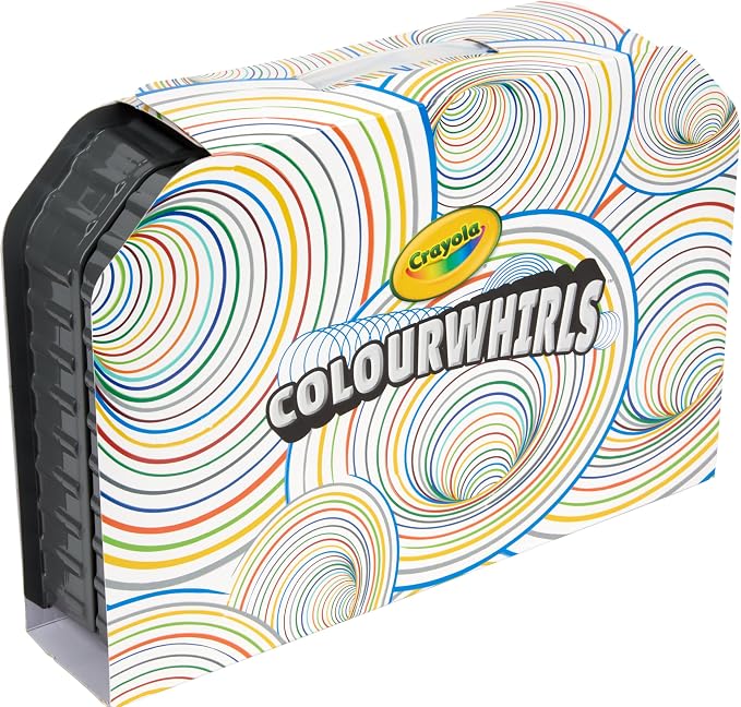 Crayola Colourwhirls Battle Arena Art Game, DIY Gyro Spin Art Toy, 4 Battling - Image 3