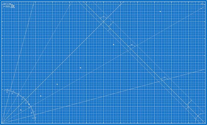 Elan Cutting Mat 36x60 Blue, Extra Large Self Healing Cutting Mat 36 x 60 Inch - Image 3