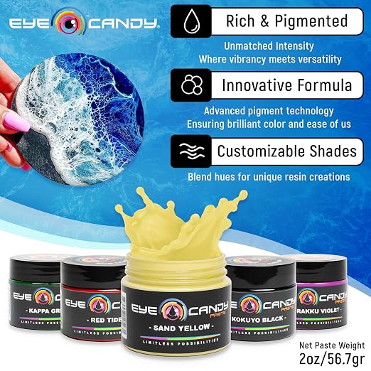 Eye Candy Beige Pigment Paste Sand Yellow | Epoxy, Resin Art Paste |Highly - Image 2