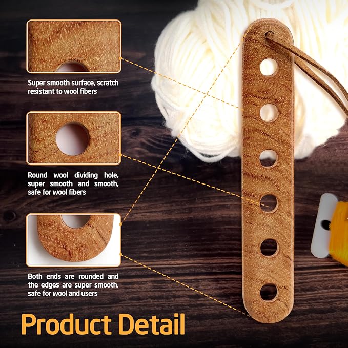 Savina Wooden Yarn Divider - Image 3