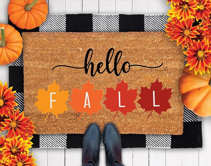 Fall Stencils Hello Fall Doormat Stencils - Image 5