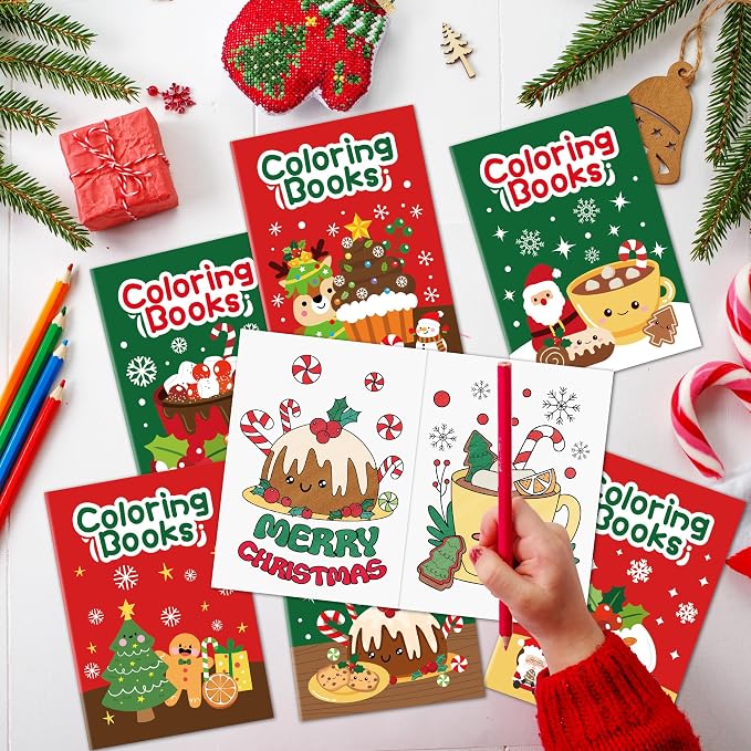 JAPBOR Christmas Food Coloring Books - Image 5