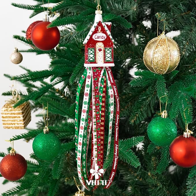 MEEDEE 3/8 inch 100 Yards Assorted Christmas Ribbon - Image 5