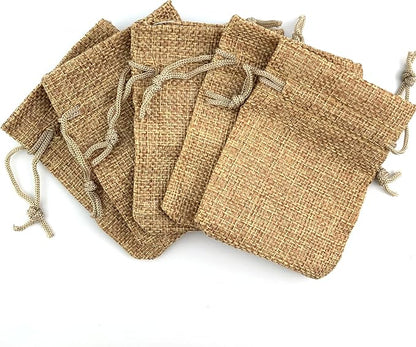 Palmhomee Pack Of 25 Burlap Gift Bags - Image 2