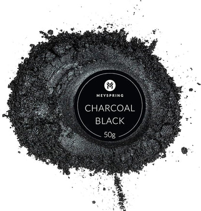 MEYSPRING Charcoal Black Mica Powder - Image 2