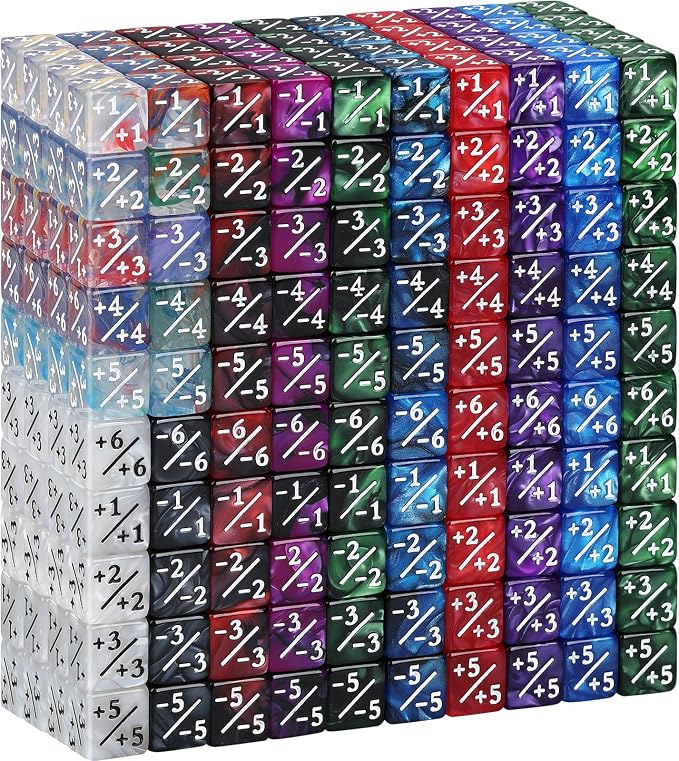 400 Pieces Magic Life Counter Token Dice Compatible by IvyFieldDice
