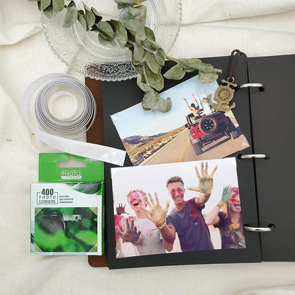 Photo Corners 400 Pcs Clear Self-Adhesive Picture Mounting Corner Stickers - Image 7