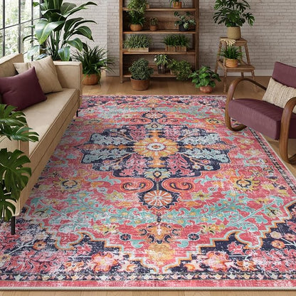 Lahome 8x10 Area Rugs for Living Room, Washable Rugs for Bedroom Aesthetic by Lahome