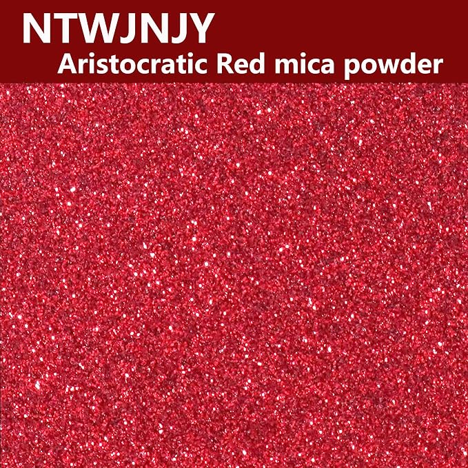 Aristocratic Red Mica Powder, Natural Shimmer Mica Powder - Image 3
